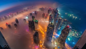 雾霾高楼大厦