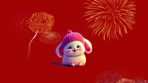 可爱的兔子 4K
