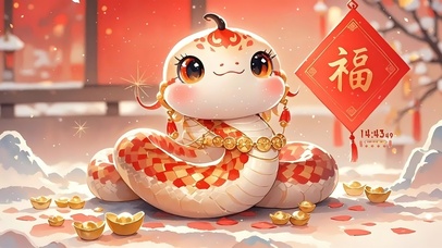 蛇年有福