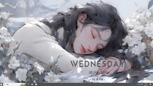 落花少女
