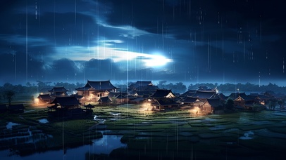 寂静雨夜