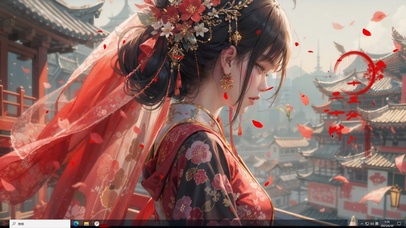 4k红色嫁衣美少女