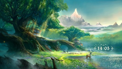 4k治愈唯美森林