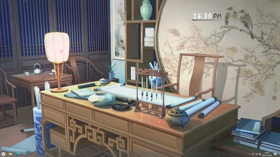 温馨古典书屋主题