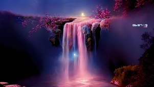 梦幻瀑布