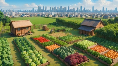 郊外的农田小屋