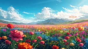 浪漫花海