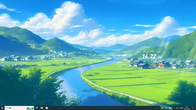 绿色护眼静心桌面