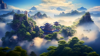 国风意境山庄 护眼