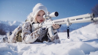 【4K】制服狙击手