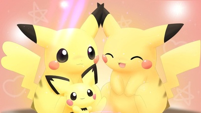 皮卡丘幸福的一家