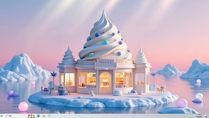 夏日冰淇淋雪山，清凉一夏
