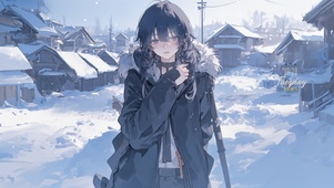 雪地女孩