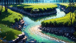 绿地河道