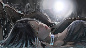 4K 插画美女
