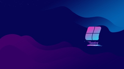 绚烂渐变Windows 4K