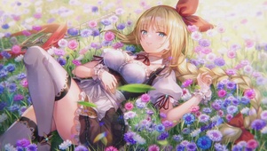 梦幻鲜花少女