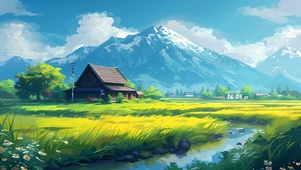 草原小屋