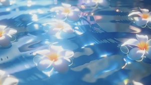 波光粼粼