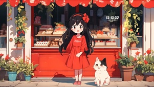 红衣小女孩