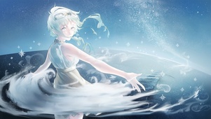 唯美洁白少女