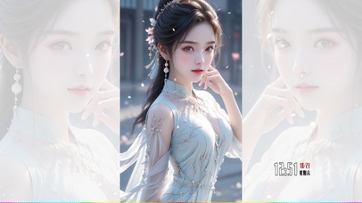 4K性感Ai古风美少女