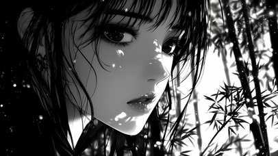 4K 黑白纯欲风 冷凝