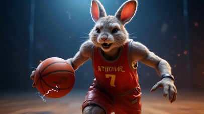 十二生肖之鼠篮球运动员