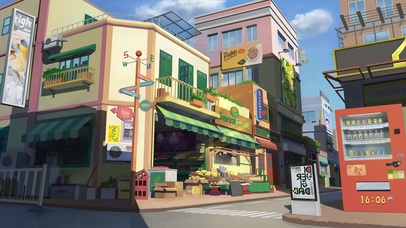 治愈动漫城市街道