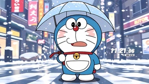 冬日里的小叮当