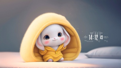被窝里的小兔
