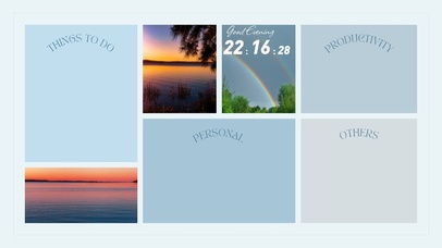 4k高清简约小清新分区桌面