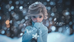 雪景童话公主
