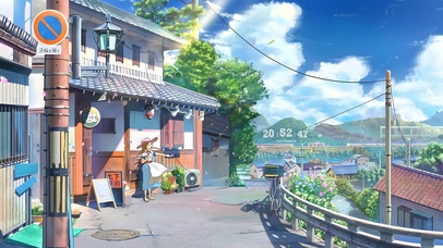 唯美治愈夏日乡村街道