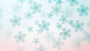 雾影浮香蓝雪花