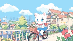 清凉夏日 骑行