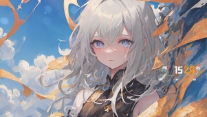 清纯天空少女