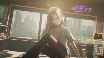 美女护士充满了无尽的魅力