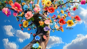 山花红艳艳