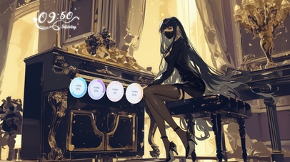 气质如流动的墨香，优雅而含蓄