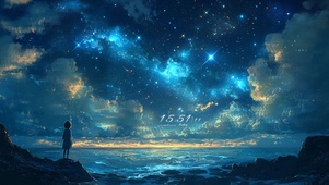 仰看大海星空