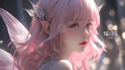 唯美治愈精灵少女