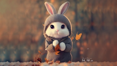 治愈兔子 秋冬色