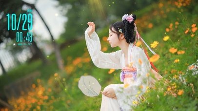 可爱的古装美少女