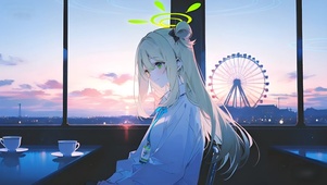 十六夜野宫-夕阳下的萝莉