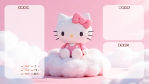 Hello Kitty分区桌面