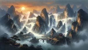 发财山水