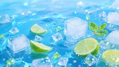 青柠冰凉感桌面