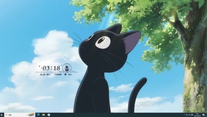  治愈 黑猫