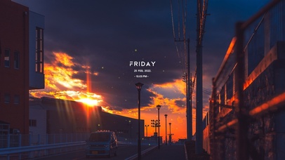 4K唯美治愈城市晚霞